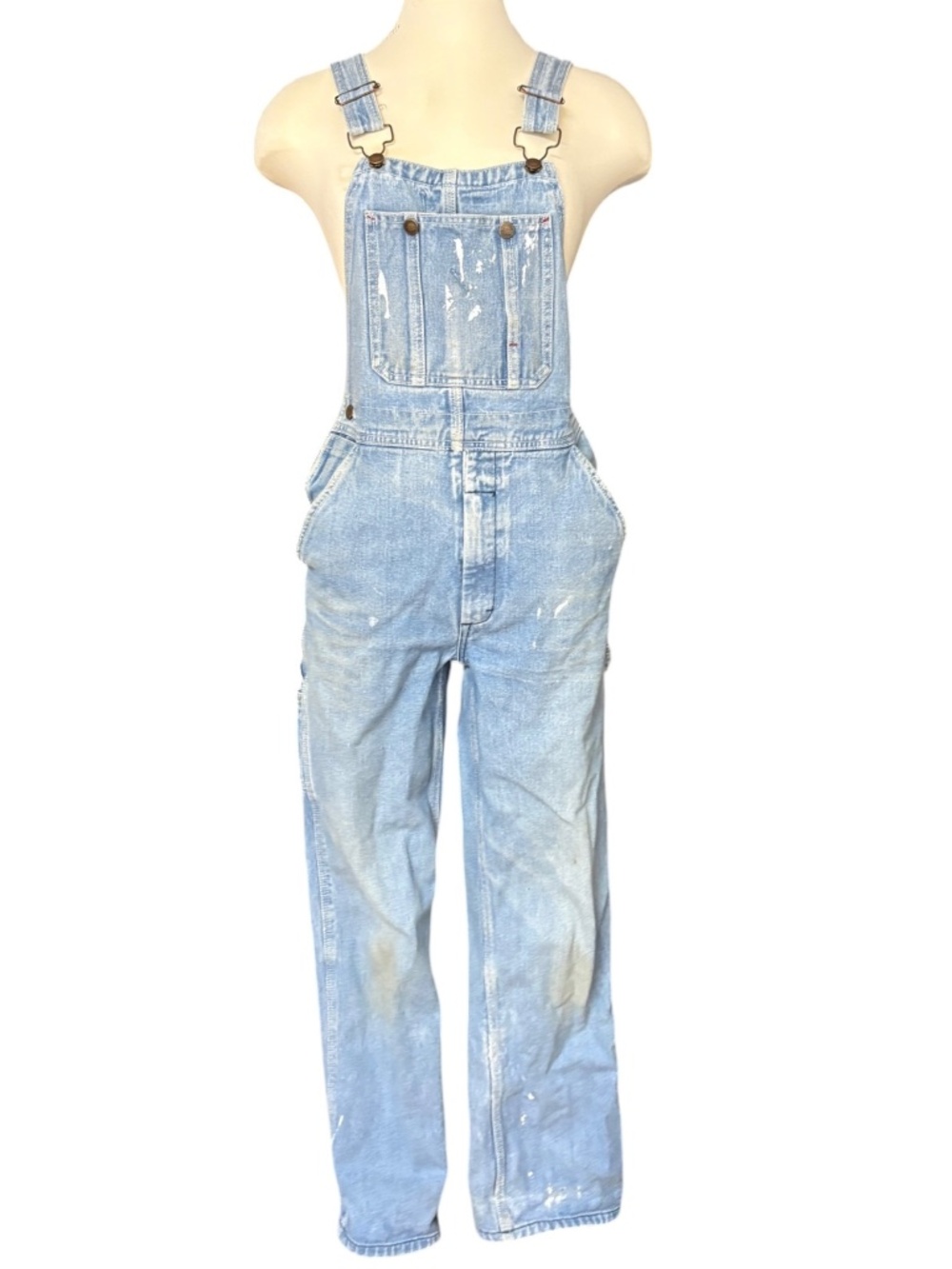 overalls DICKIES blue cotton XS/S artist owner broken in